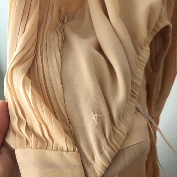 ISABEL LU Pleated Peach Dress - Picture 6 of 8